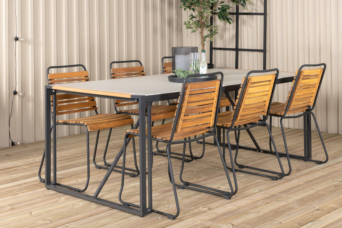 Spisebordsstol 2-pak Natur