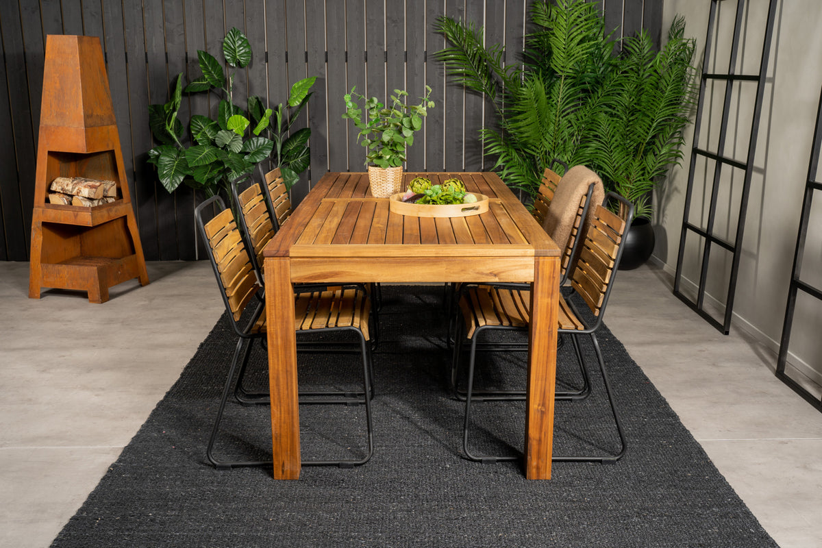 Spisebordsstol 2-pak Natur