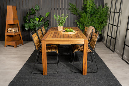 Spisebordsstol 2-pak Natur