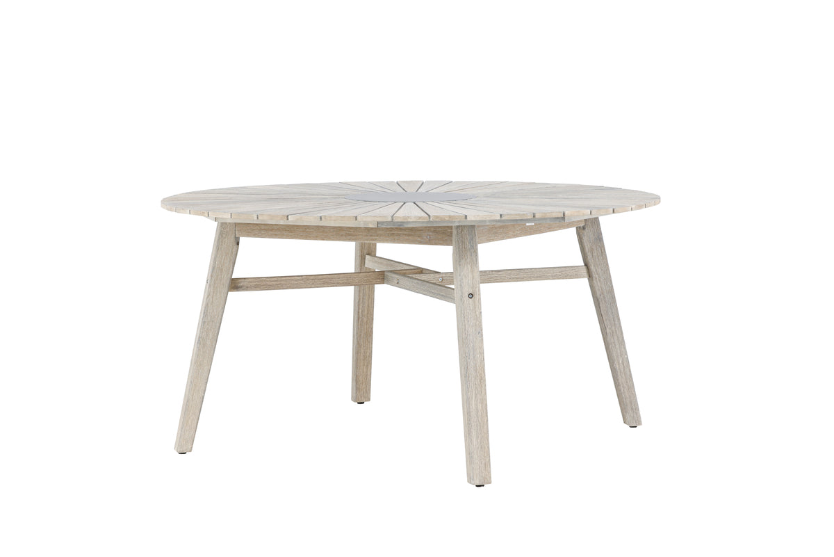 Rives Runde Spiseborde ⌀150 Hvidpudset