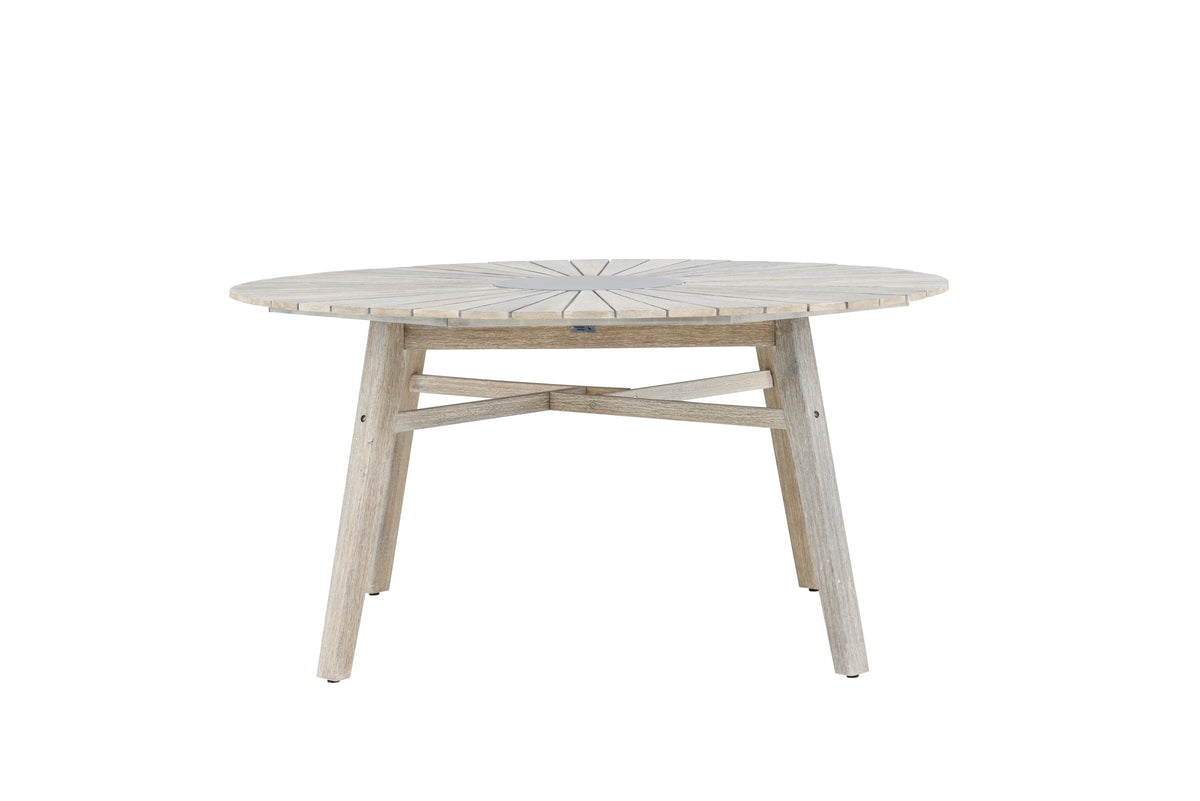 Rives Runde Spiseborde ⌀150 Hvidpudset