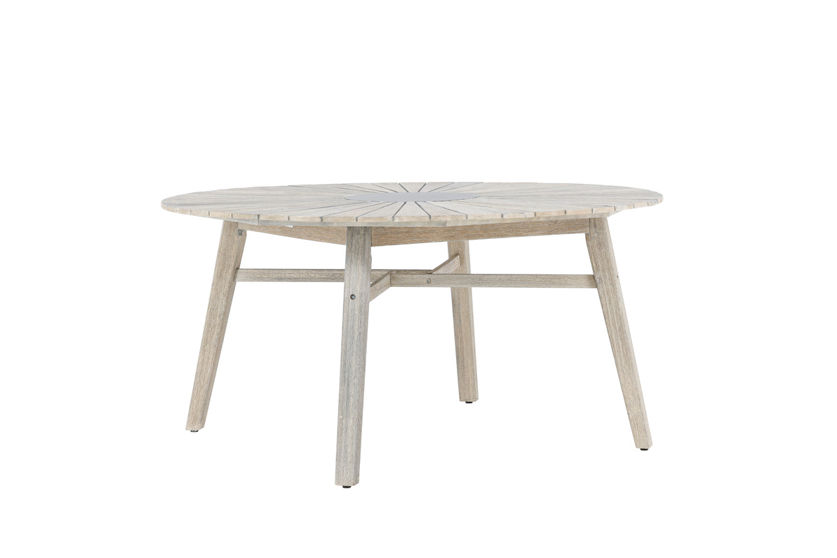 Rives Runde Spiseborde ⌀150 Hvidpudset