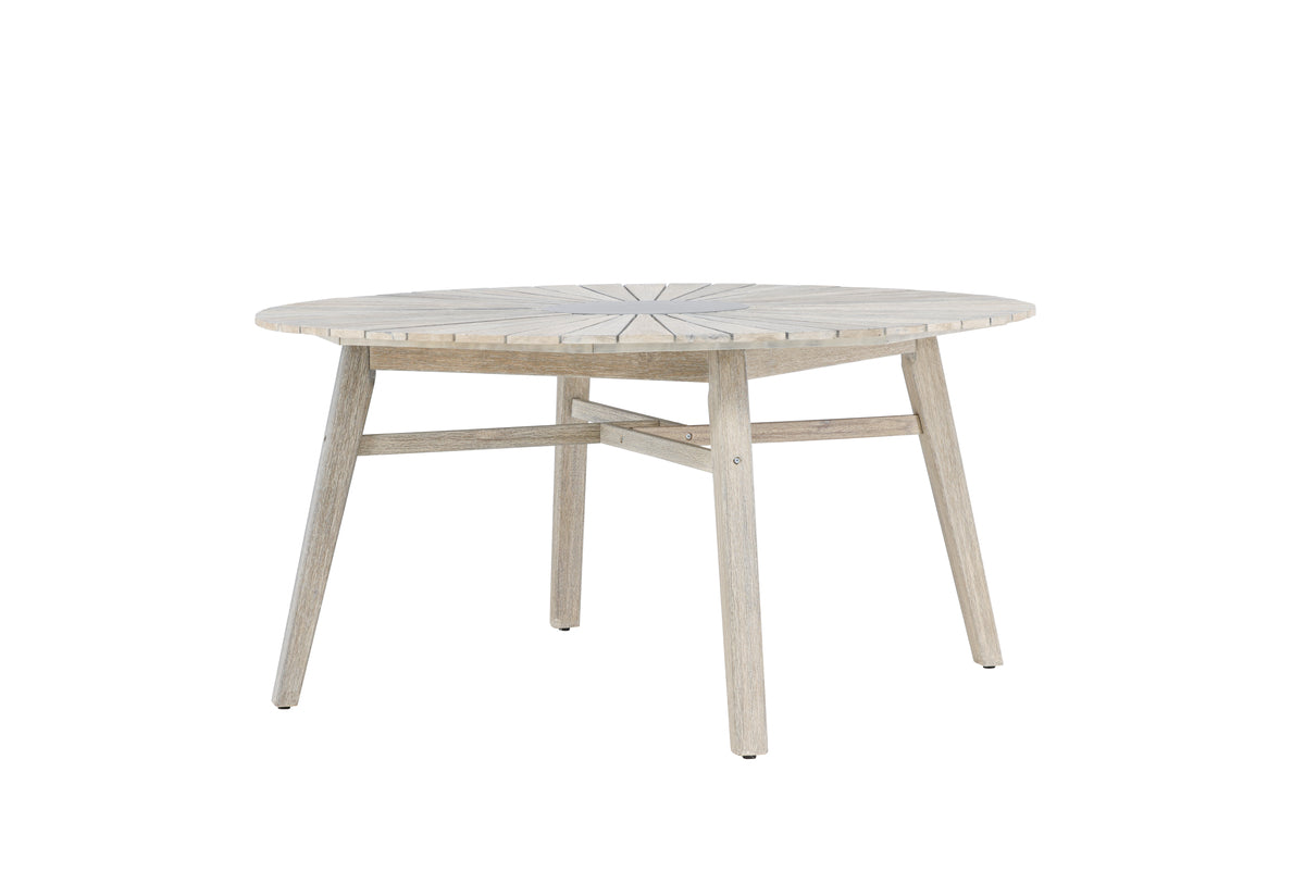 Rives Runde Spiseborde ⌀150 Hvidpudset