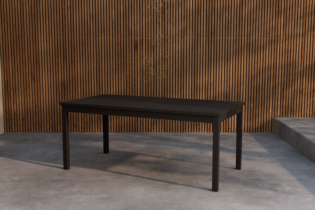 Rektangulært spisebord 180 x 90 Sort