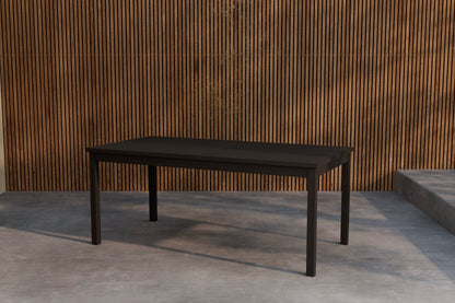Rektangulært spisebord 180 x 90 Sort