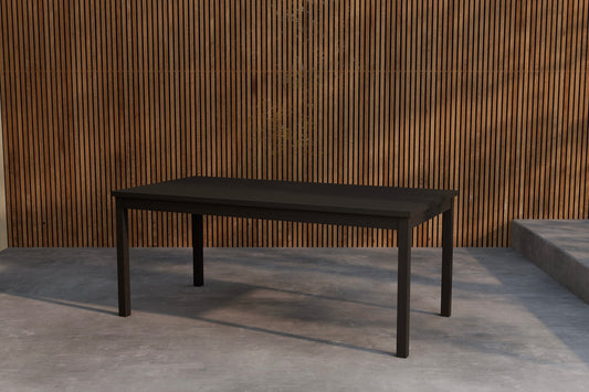 Rektangulært spisebord 180 x 90 Sort