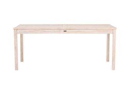 Rektangulært spisebord 180 x 90 Whitewash