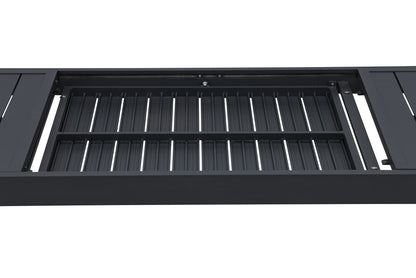 Rektangulært spisebord 160/240 x 100 Sort