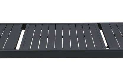 Rektangulært spisebord 160/240 x 100 Sort