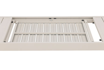 Rektangulært spisebord 160/240 x 100 Beige