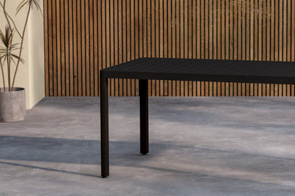 Rektangulært spisebord 150 x 85 Sort