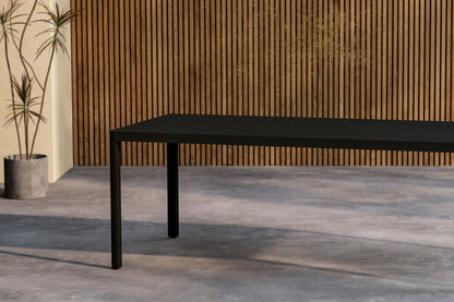 Rektangulært spisebord 200 x 90 Sort