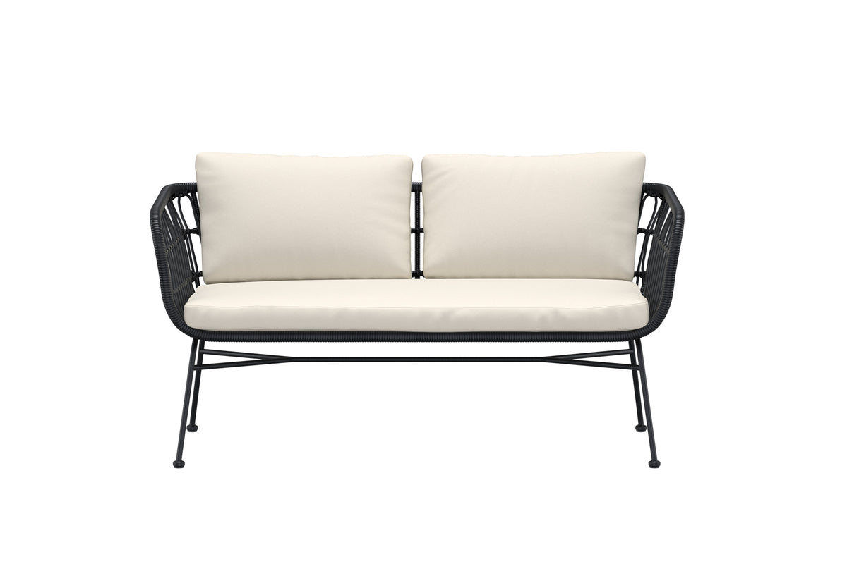 3-personers sofa, sort