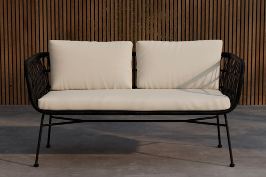 3-personers sofa, sort