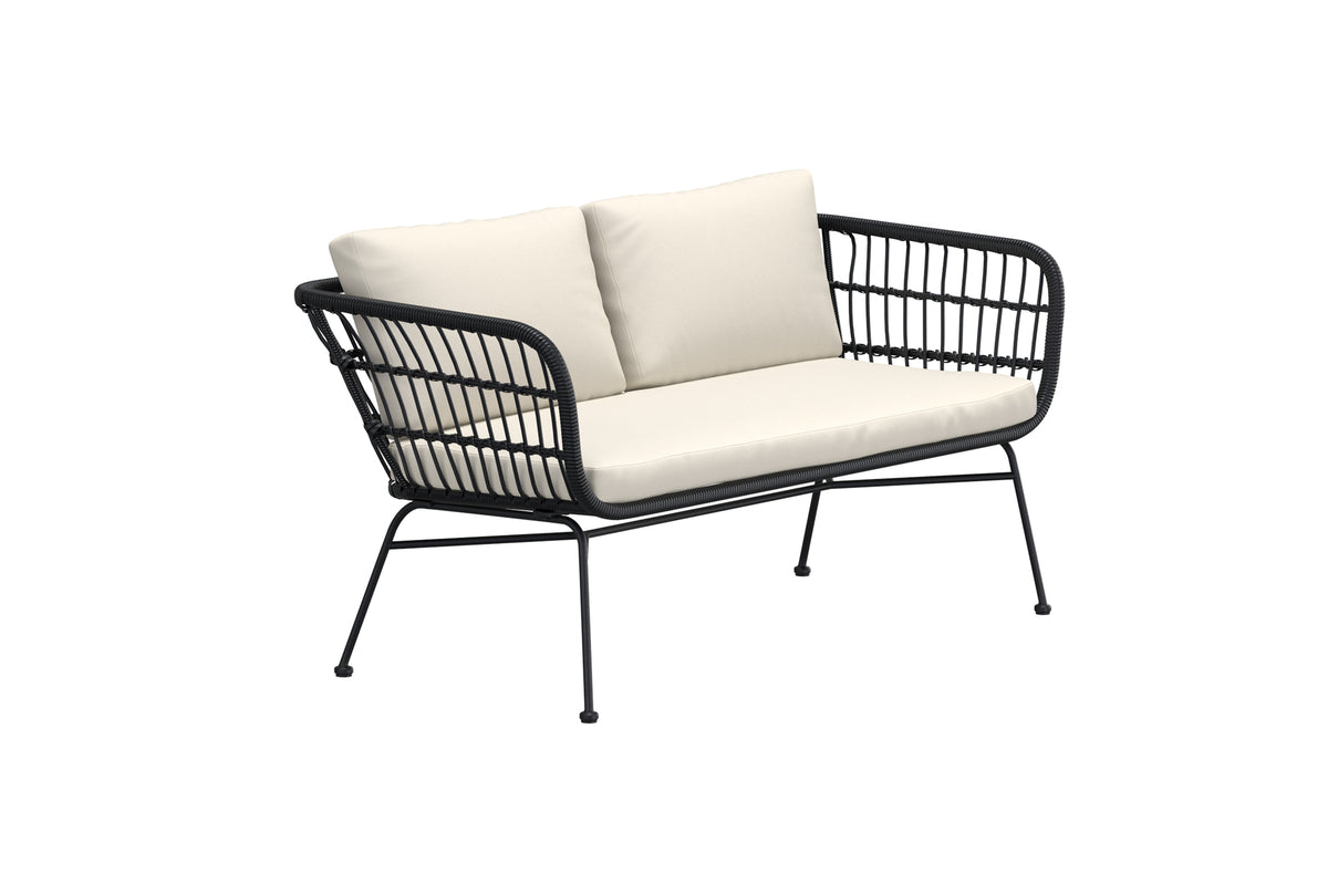 3-personers sofa, sort