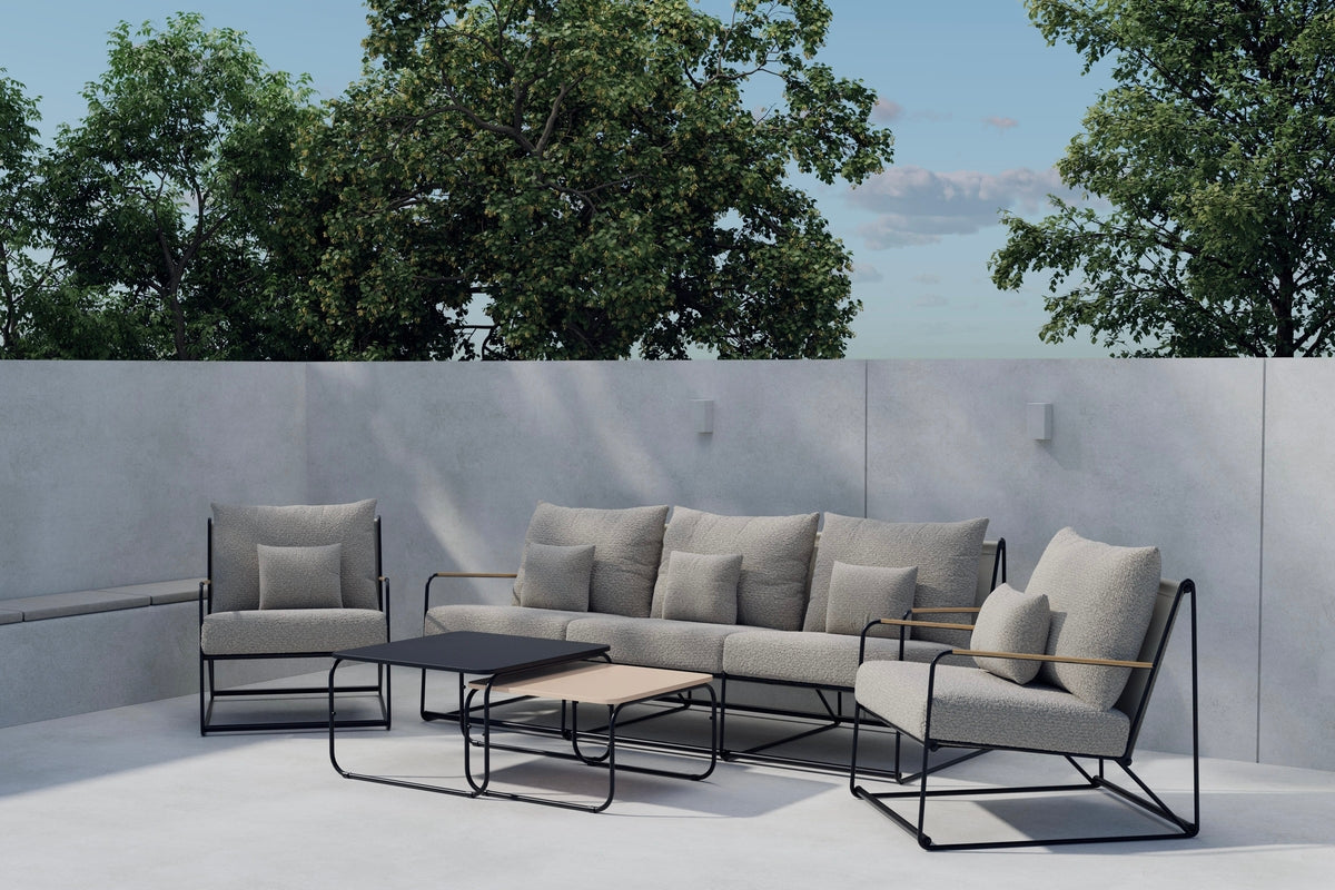 Loungesæt Sort Sort