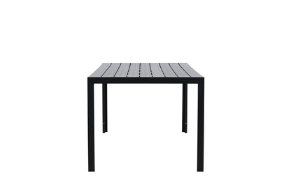 Rektangulært spisebord 205 x 90 Sort