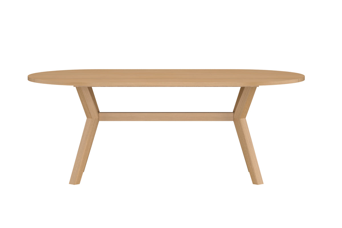 Oval spisebord