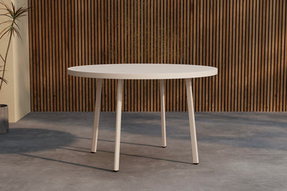 Rundt spisebord Ø120 Beige