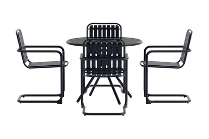 Spisestuesæt Sort Sort