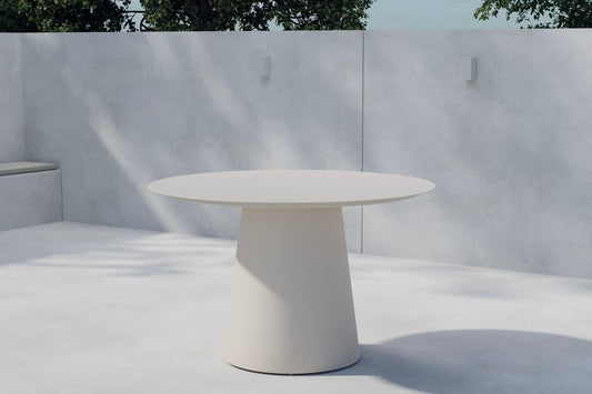 Rundt spisebord ø120 Beige