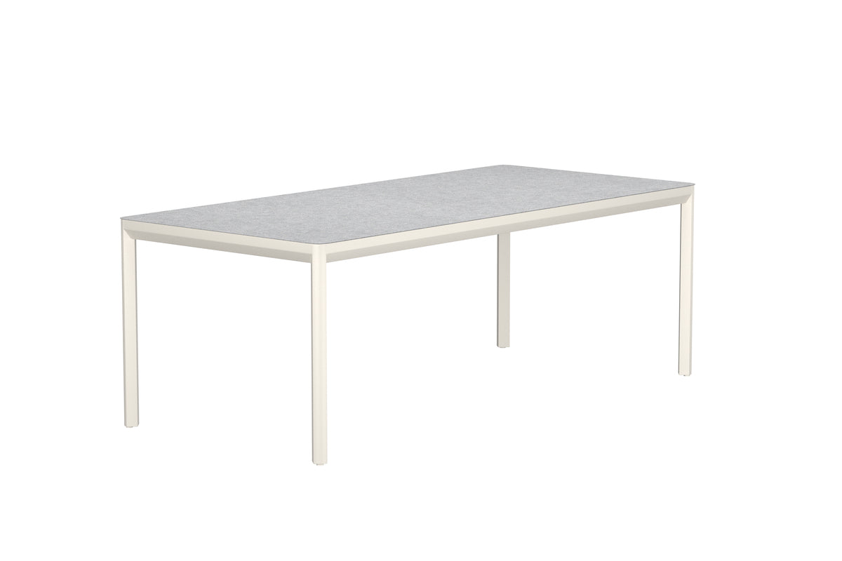 Rektangulært spisebord 220 x 100 Beige