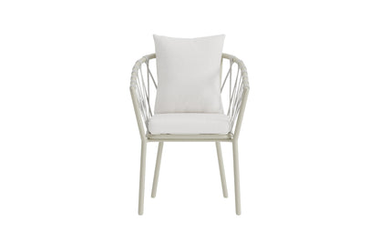 Spisebordsstol 2-pak Hvid