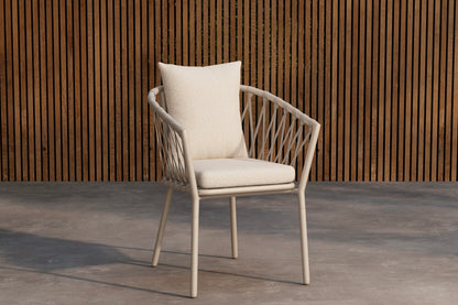 Spisebordsstol 2-pak Hvid