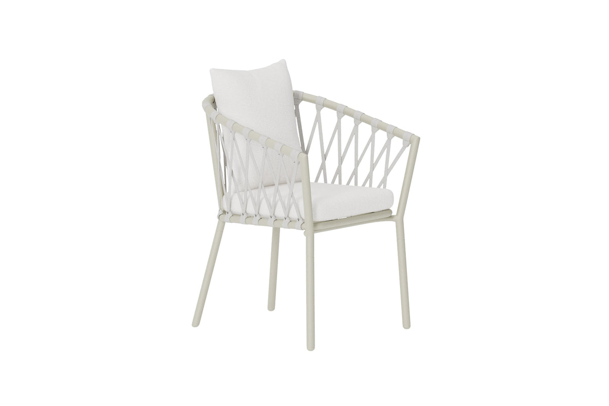 Spisebordsstol 2-pak Hvid