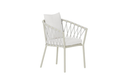 Spisebordsstol 2-pak Hvid