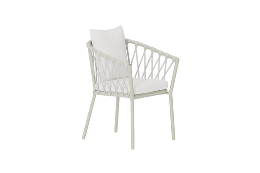 Spisebordsstol 2-pak Hvid