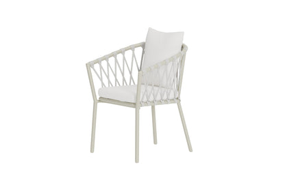 Spisebordsstol 2-pak Hvid