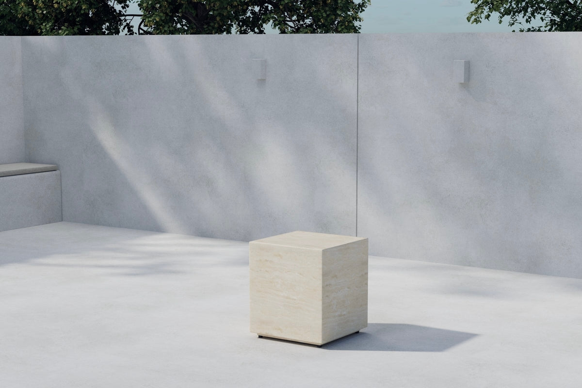 Sidebord 40 x 40 x 45 Beige