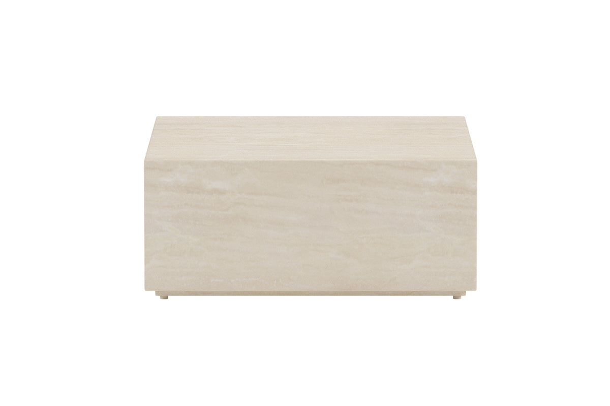 Sidebord 80 x 80 x 35 Beige