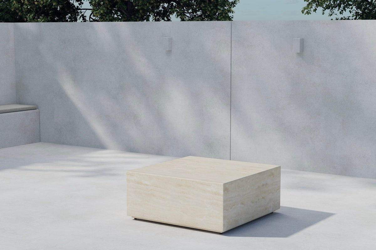 Sidebord 80 x 80 x 35 Beige