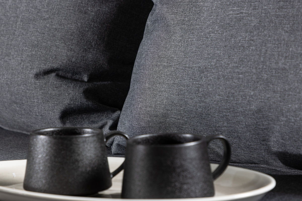 Hjørnesofa sæt Nature Sort