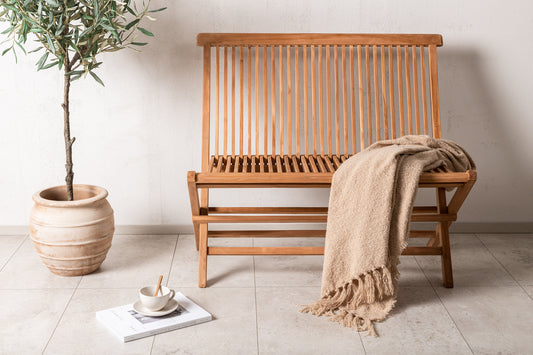 Bænkesofa 100 x 47 x 89 Natur