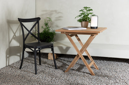 Cafébord 70 x 70 x 75 Natur