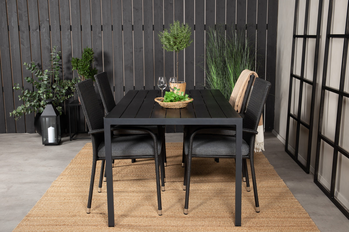 Anna & Break Spisebordsstole Sort +