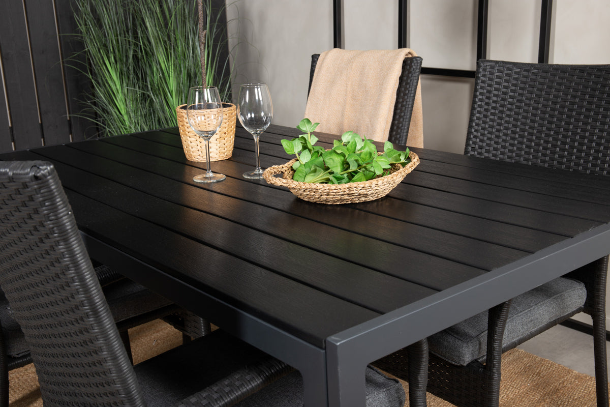 Anna & Break Spisebordsstole Sort +