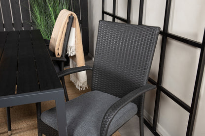 Anna & Break Spisebordsstole Sort +