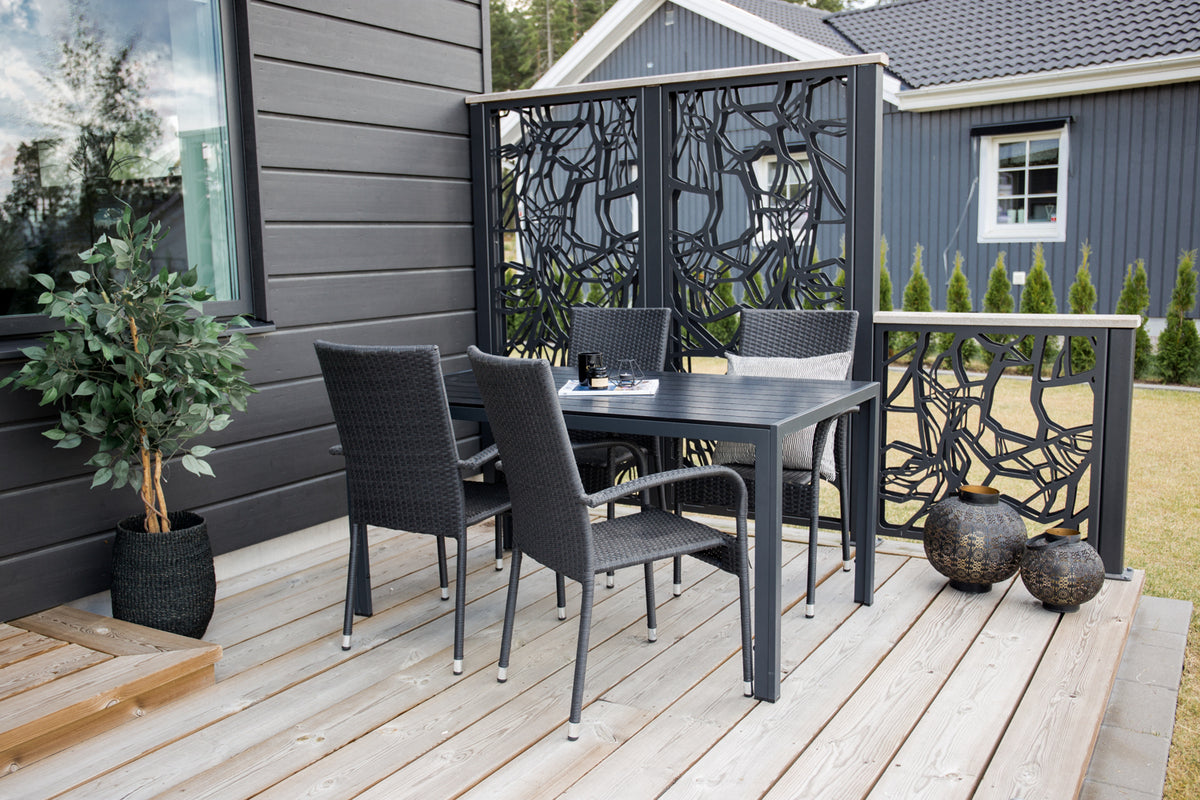 Anna & Break Spisebordsstole Sort +