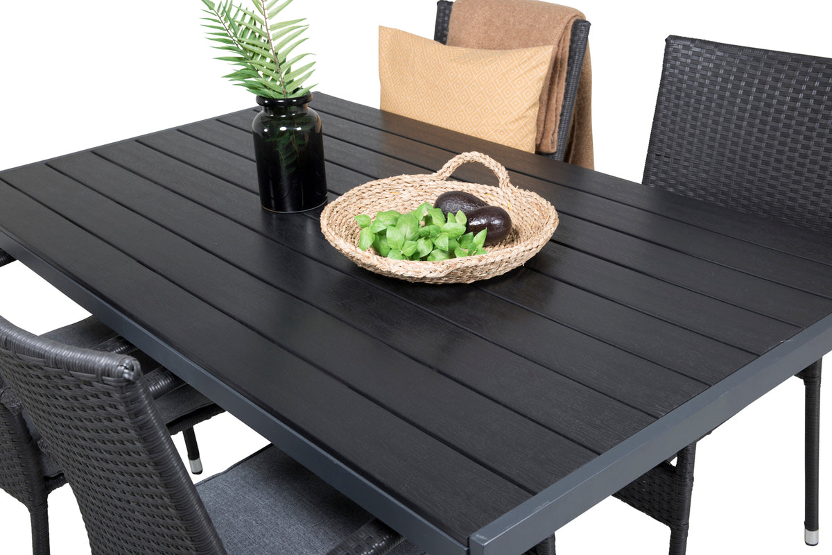 Anna & Break Spisebordsstole Sort +