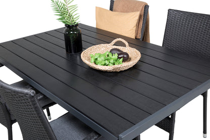 Anna & Break Spisebordsstole Sort +