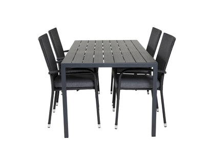 Anna & Break Spisebordsstole Sort +