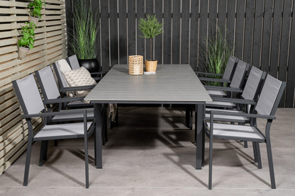 Levels & Copacabana Spisebord 160x100x75 + Spisestole