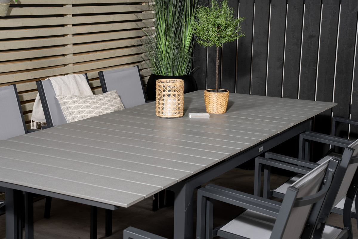 Levels & Copacabana Spisebord 160x100x75 + Spisestole