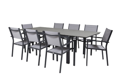 Levels & Copacabana Spisebord 160x100x75 + Spisestole