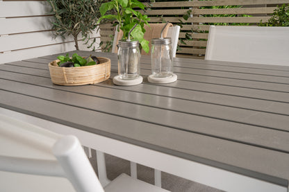 Break | Santorini Spisebord 150x90 + 4 spisebordsstole