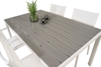 Break | Santorini Spisebord 150x90 + 4 spisebordsstole